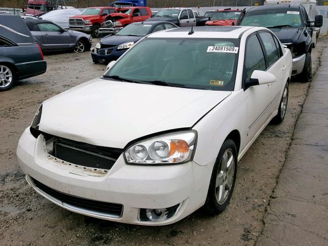 1G1ZU53876F244737 - 2006 CHEVROLET MALIBU LTZ WHITE photo 2