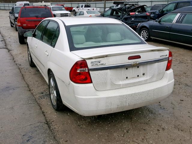 1G1ZU53876F244737 - 2006 CHEVROLET MALIBU LTZ WHITE photo 3