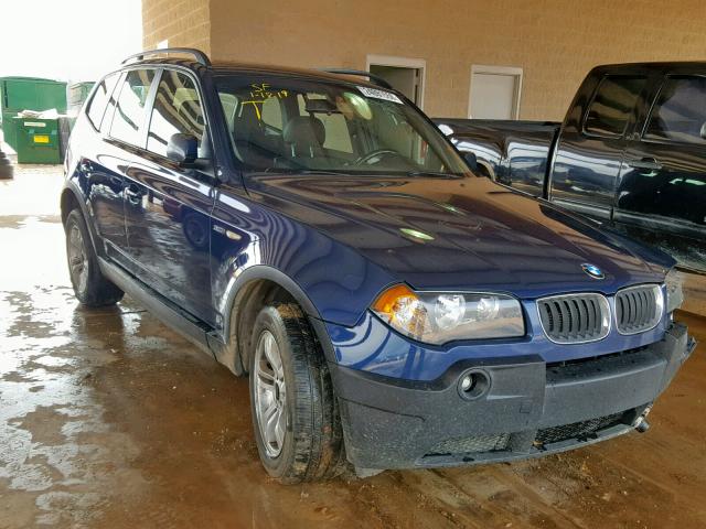 WBXPA93455WD11996 - 2005 BMW X3 3.0I BLUE photo 1