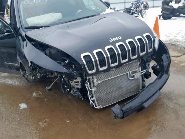 1C4PJMCX0JD532094 - 2018 JEEP CHEROKEE L BLACK photo 9