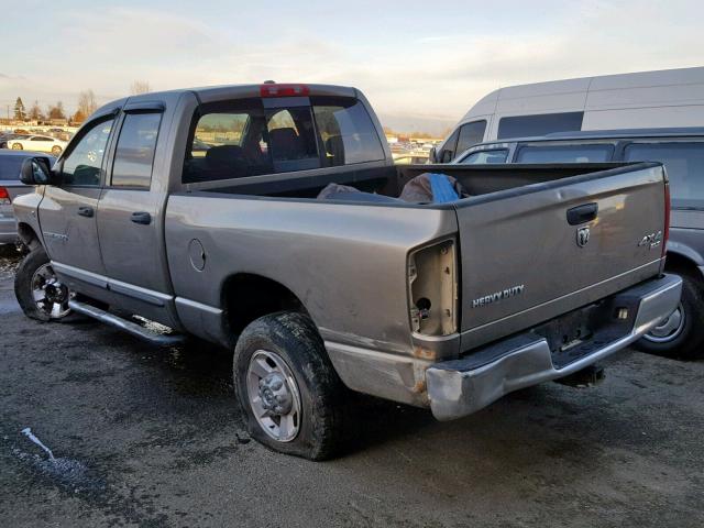 1D7KS28C06J164452 - 2006 DODGE RAM 2500 S 棕色 照片 3