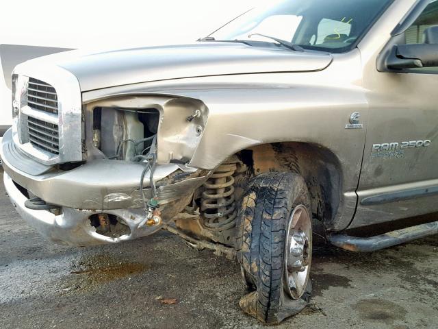 1D7KS28C06J164452 - 2006 DODGE RAM 2500 S 棕色 照片 9