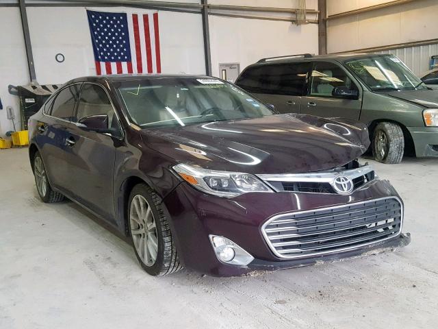 4T1BK1EBXEU100783 - 2014 TOYOTA AVALON BAS BURGUNDY photo 1