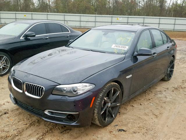 WBA5A7C50ED614613 - 2014 BMW 528 XI BLACK photo 2