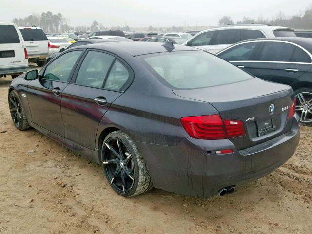 WBA5A7C50ED614613 - 2014 BMW 528 XI BLACK photo 3