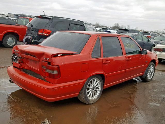 YV1LS5579W3517311 - 1998 VOLVO S70 RED photo 4