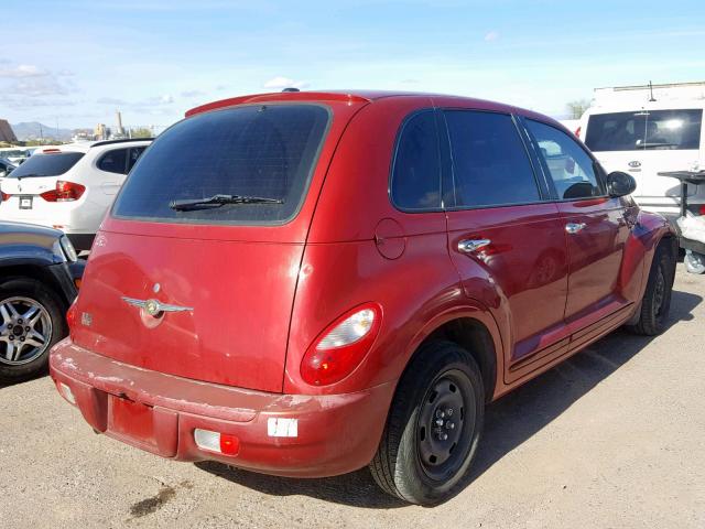 3A8FY58B66T214632 - 2006 CHRYSLER PT CRUISER RED photo 4