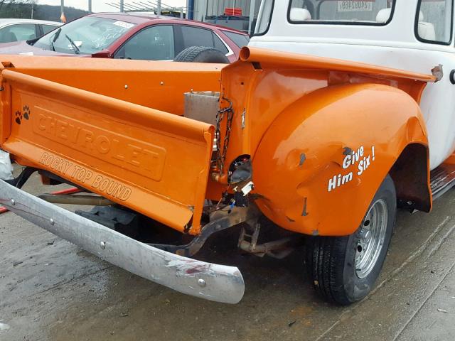 H53S037723 - 1953 CHEVROLET 3100 ORANGE photo 9