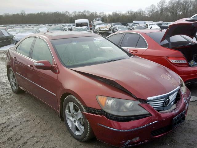 JH4KB16596C003674 - 2006 ACURA RL BURGUNDY photo 1