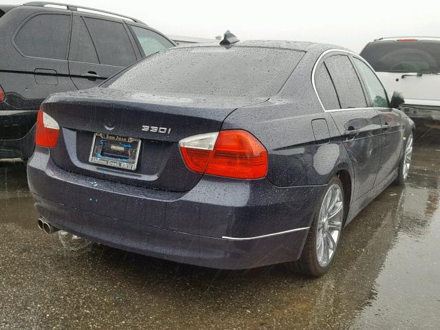 WBAVB33556KR72941 - 2006 BMW 330 I BLUE photo 4