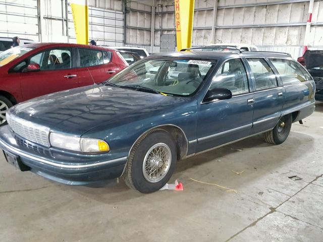 1G1BL82PXSR191958 - 1995 CHEVROLET CAPRICE CL BLUE photo 2