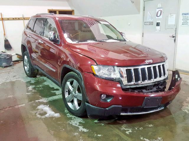 1C4RJFBG7DC511162 - 2013 JEEP GRAND CHER MAROON photo 1