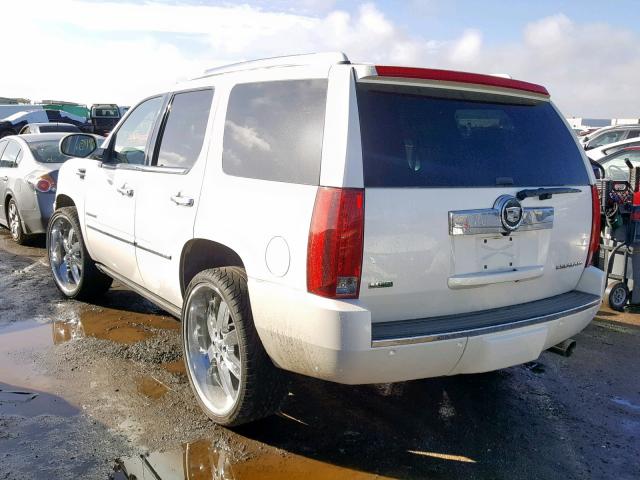 1GYS3CEF9BR115414 - 2011 CADILLAC ESCALADE P WHITE photo 3