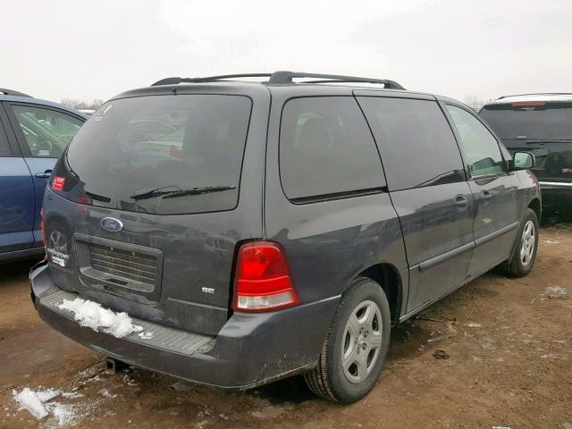 2FMZA51607BA10083 - 2007 FORD FREESTAR S GRAY photo 4