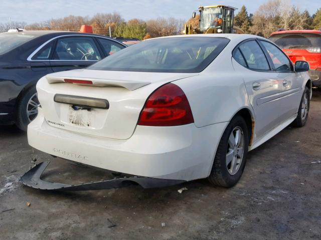 2G2WP552X81138906 - 2008 PONTIAC GRAND PRIX WHITE photo 4