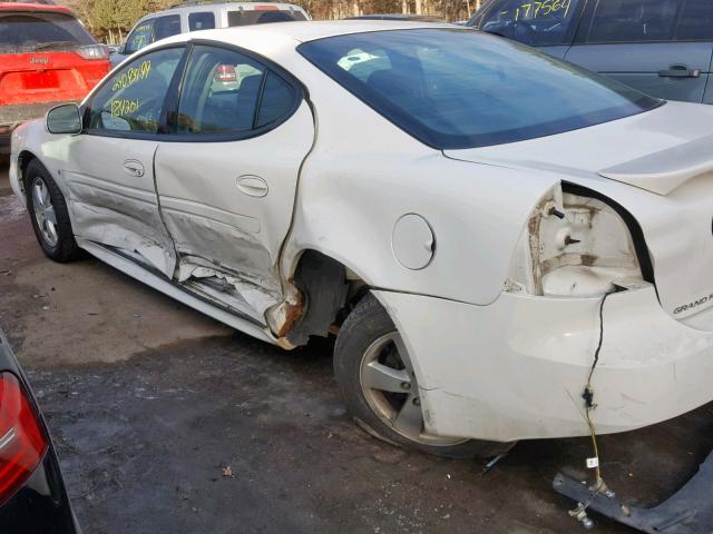 2G2WP552X81138906 - 2008 PONTIAC GRAND PRIX WHITE photo 9