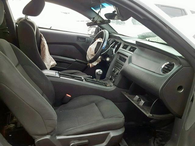 1ZVBP8CH0A5157887 - 2010 FORD MUSTANG GT WHITE photo 5