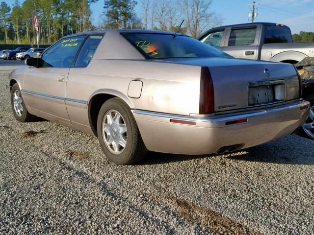 1G6EL12Y6WU618028 - 1998 CADILLAC ELDORADO TAN photo 3