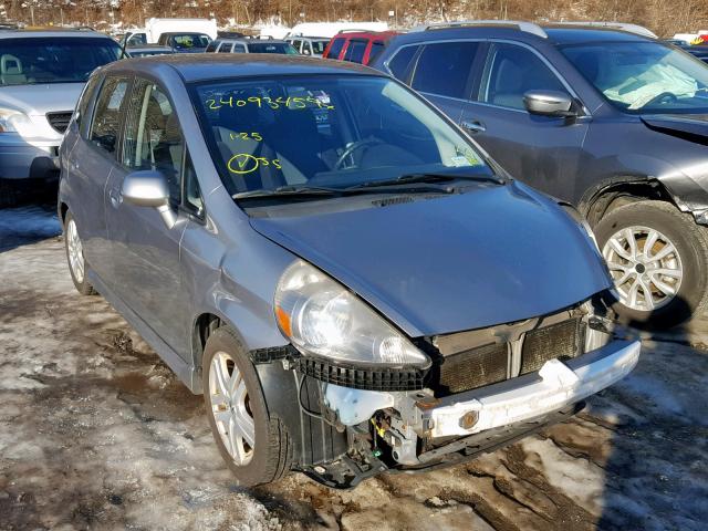 JHMGD38627S007428 - 2007 HONDA FIT S GRAY photo 1