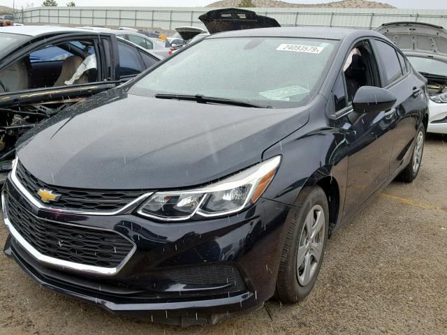 1G1BC5SM7H7255611 - 2017 CHEVROLET CRUZE LS BLACK photo 2