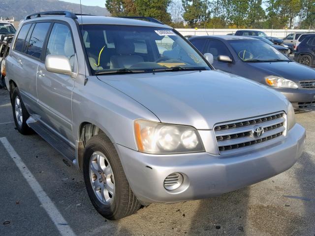 JTEGF21A020046555 - 2002 TOYOTA HIGHLANDER SILVER photo 1