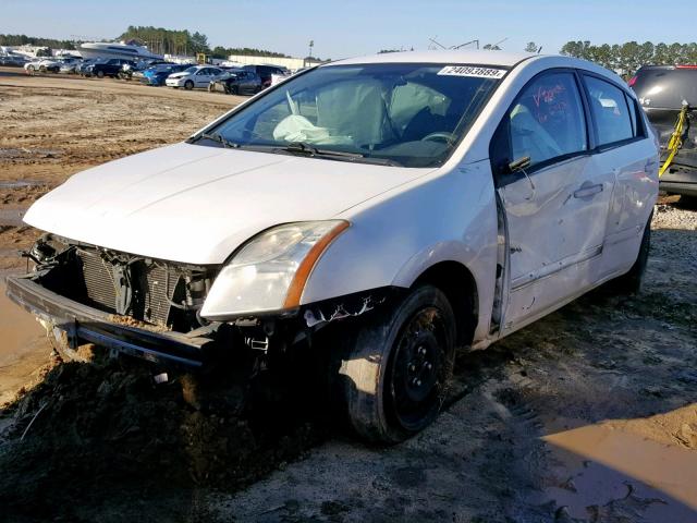 3N1AB6AP1AL695965 - 2010 NISSAN SENTRA 2.0 WHITE photo 2