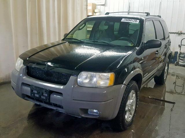 1FMYU04131KA79689 - 2001 FORD ESCAPE XLT BLACK photo 2