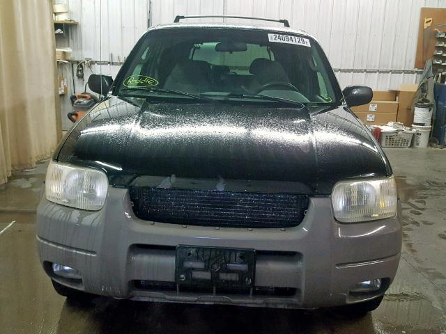 1FMYU04131KA79689 - 2001 FORD ESCAPE XLT BLACK photo 9