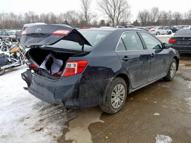 4T4BF1FK2CR236718 - 2012 TOYOTA CAMRY BASE BLACK photo 4