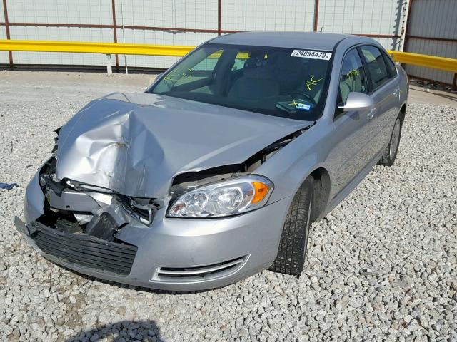 2G1WA5EK4B1195096 - 2011 CHEVROLET IMPALA LS SILVER photo 2