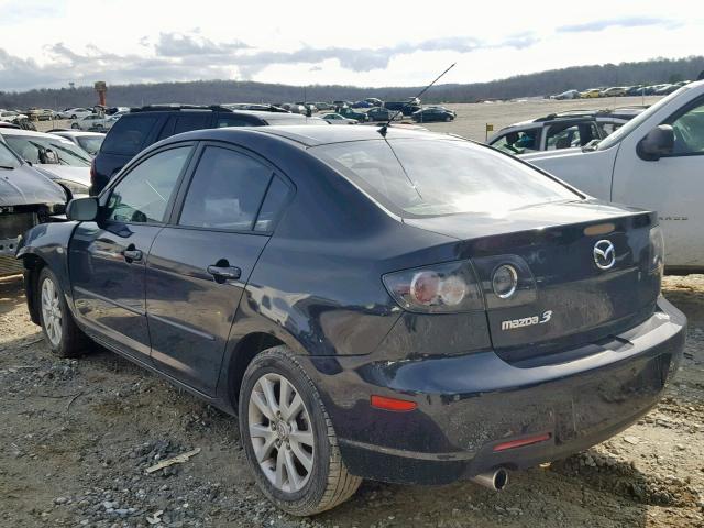 JM1BK32F881809869 - 2008 MAZDA 3 I BLACK photo 3