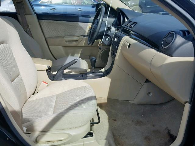 JM1BK32F881809869 - 2008 MAZDA 3 I BLACK photo 5