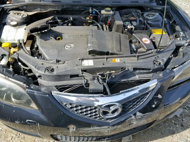 JM1BK32F881809869 - 2008 MAZDA 3 I BLACK photo 7