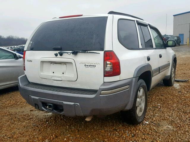 4NUDS13S142100783 - 2004 ISUZU ASCENDER S 白色 照片 4