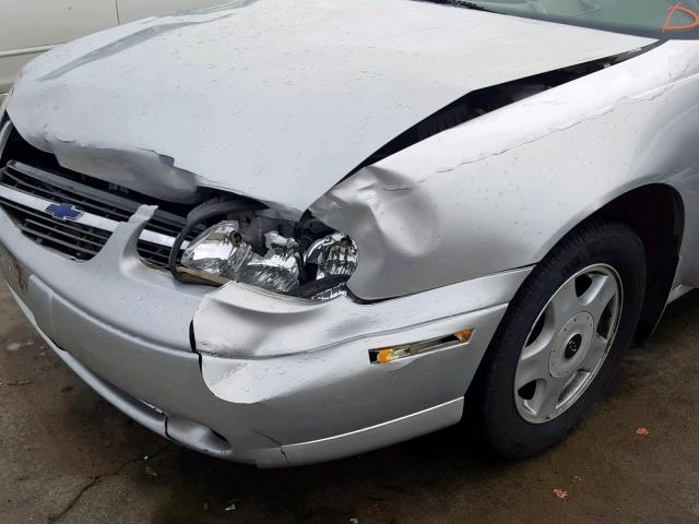 1G1NE52J816248479 - 2001 CHEVROLET MALIBU LS SILVER photo 9