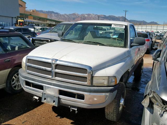 3B7KF26Z51M535347 - 2001 DODGE RAM 2500 WHITE photo 2