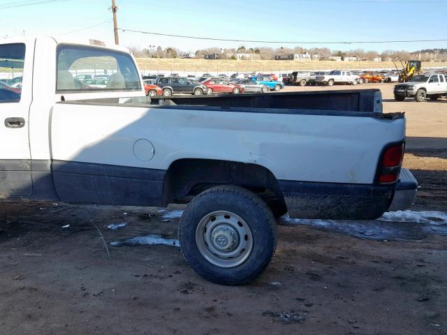 3B7KF26Z51M535347 - 2001 DODGE RAM 2500 WHITE photo 9