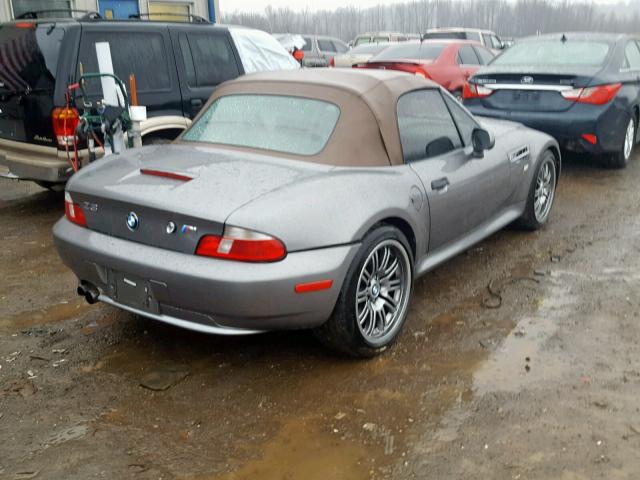 WBACN33461LM03721 - 2001 BMW Z3 2.5 GRAY photo 4