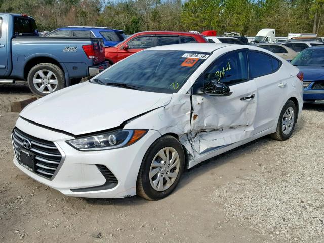 5NPD74LF5HH113882 - 2017 HYUNDAI ELANTRA SE WHITE photo 2