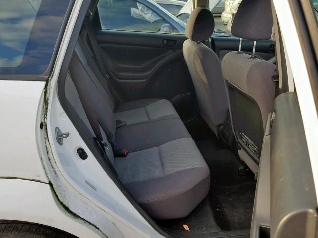 5Y2SM63815Z472003 - 2005 PONTIAC VIBE WHITE photo 6