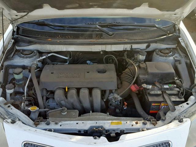 5Y2SM63815Z472003 - 2005 PONTIAC VIBE WHITE photo 7