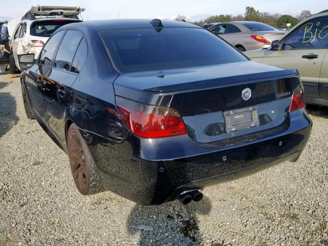 WBANB53547CP03563 - 2007 BMW 550 I BLACK photo 3