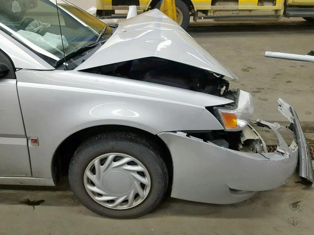 1G8AG52F45Z153718 - 2005 SATURN ION LEVEL GRAY photo 9