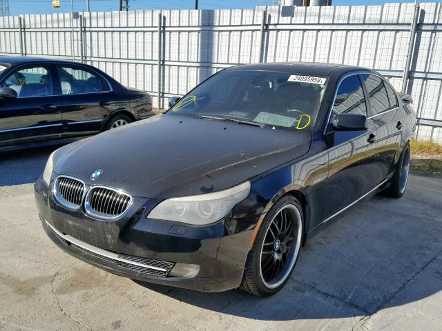 WBANU53518C115812 - 2008 BMW 528 I BLACK photo 2