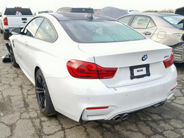WBS4Y9C5XKAG67253 - 2019 BMW M4 WHITE photo 3