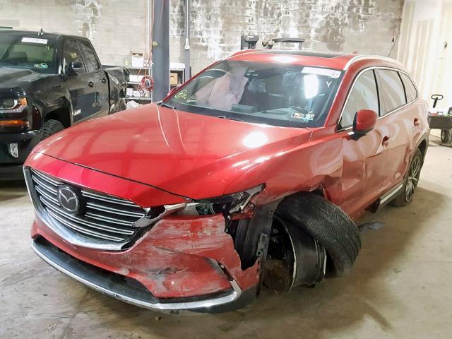 JM3TCBDY9G0104178 - 2016 MAZDA CX-9 GRAND RED photo 2