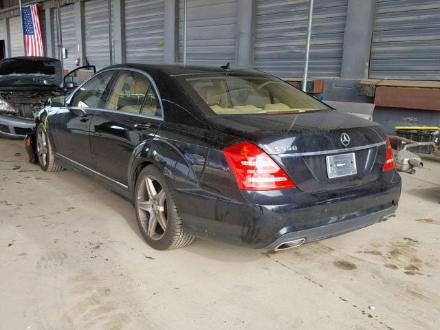 WDDNG7BB0AA314161 - 2010 MERCEDES-BENZ S 550 BLACK photo 3