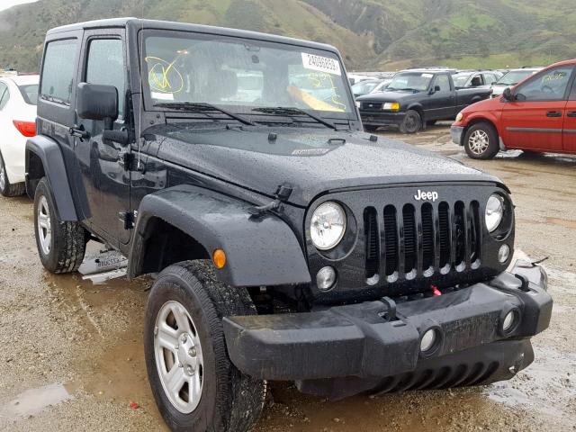 1C4AJWAG3GL243780 - 2016 JEEP WRANGLER S BLACK photo 1