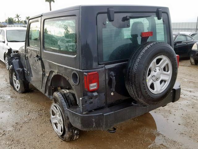 1C4AJWAG3GL243780 - 2016 JEEP WRANGLER S BLACK photo 3