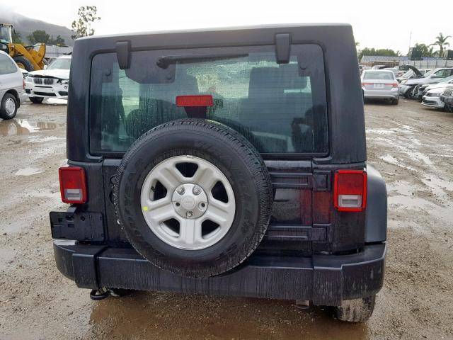 1C4AJWAG3GL243780 - 2016 JEEP WRANGLER S BLACK photo 9